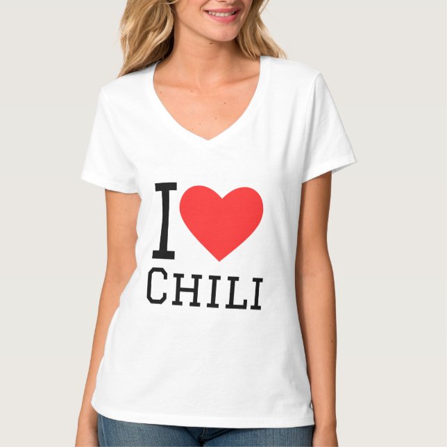 I love chili T-Shirt (Front)