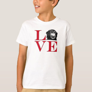I Love Chimps - Light Colored Tee