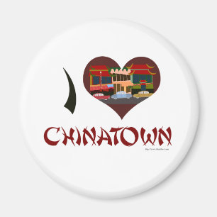 I love Chinatown Magnet