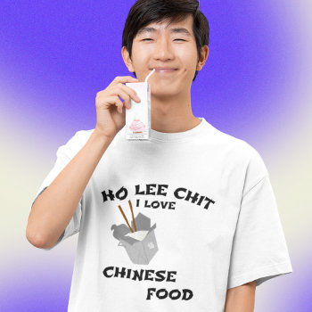 I Love Chinese Food T-shirt by AardvarkApparel at Zazzle