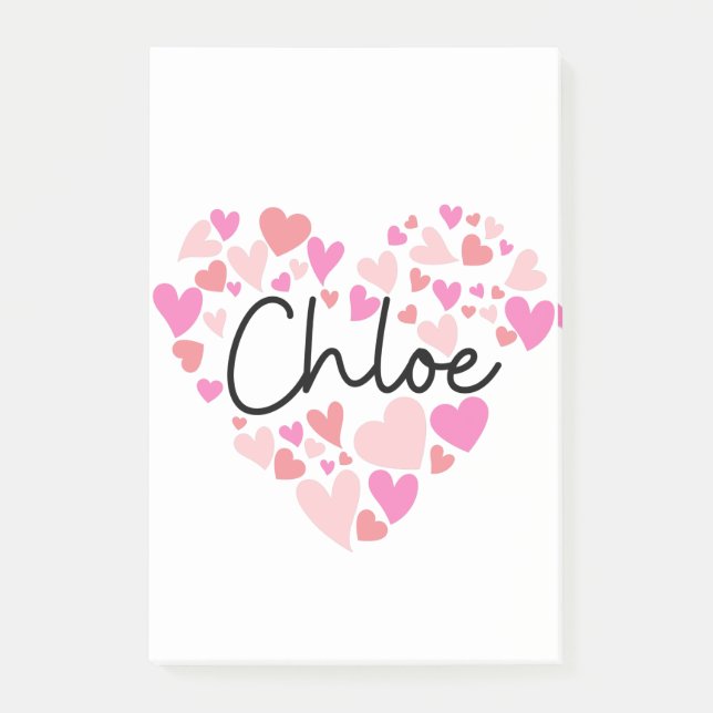 I love Chloe Post-it Notes (Front)