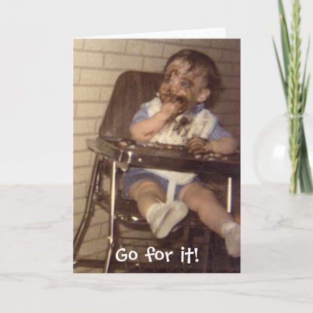 I Love Chocolate!, Go for it! Card (Front)