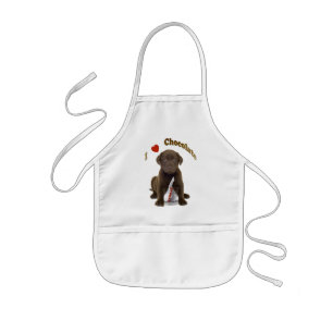 I love Chocolate Kisses Kids' Apron