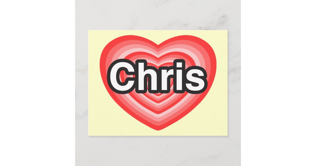i love chris wallpaper