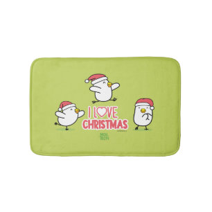 I Love Christmas Bath Mat
