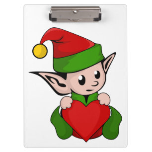 "I LOVE CHRISTMAS" ELF CLIPBOARD