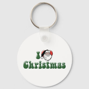 I Love Christmas Keychain