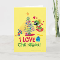 I Love Christmas - MARVIN THE MARTIAN™ Holiday Card