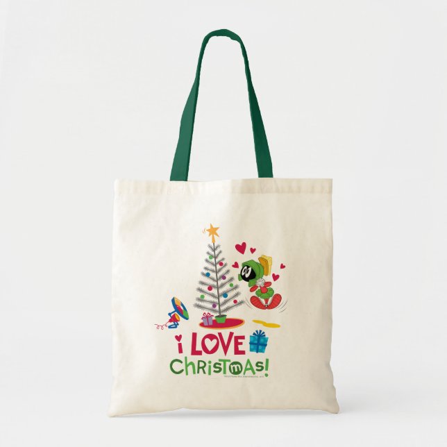 I Love Christmas - MARVIN THE MARTIAN™ Tote Bag (Front)