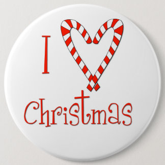 I love Christmas Pinback Button