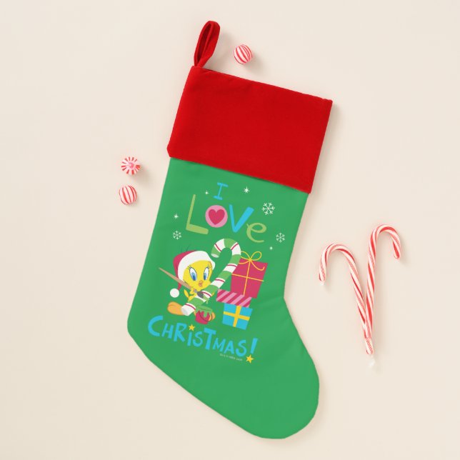 I Love Christmas - TWEETY™ Stocking (Front)