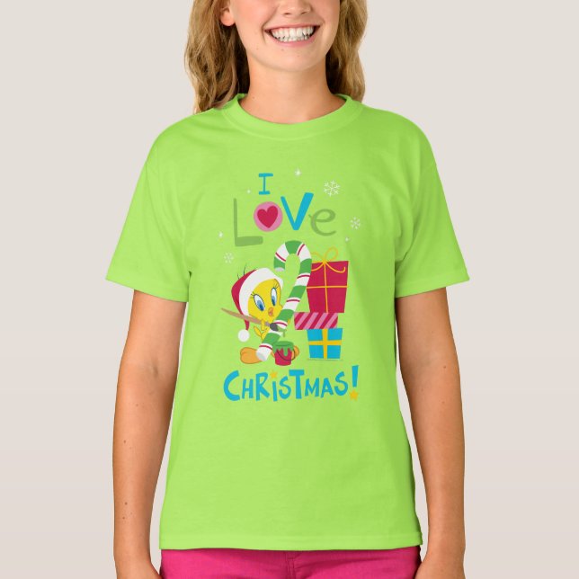 I Love Christmas - TWEETY™ T-Shirt (Front)