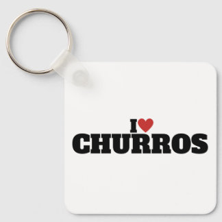 I Love Churros Keychain