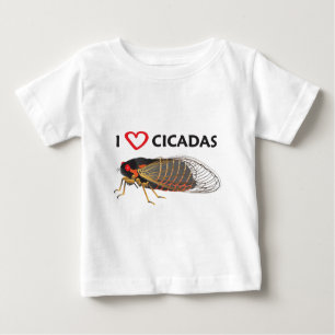 I Love Cicada Baby T-Shirt
