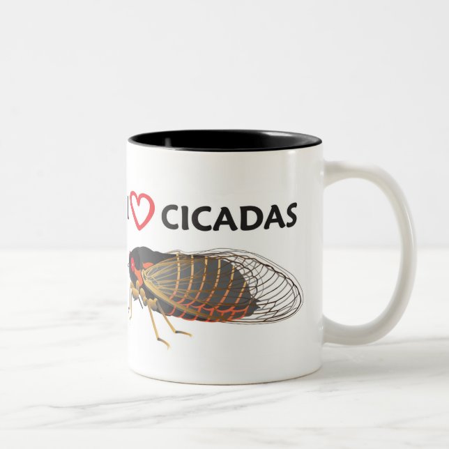 "I Love Cicada" Mug (Right)