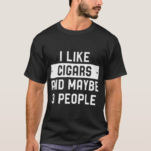 I Love Cigars,, And T-Shirt (Front)