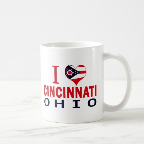 I love Cincinnati Ohio Coffee Mug