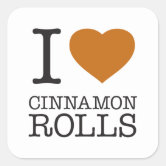 cinnamon bun baker baking gift tags stickers