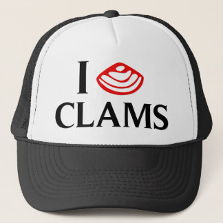 I Love Clams Trucker Hat