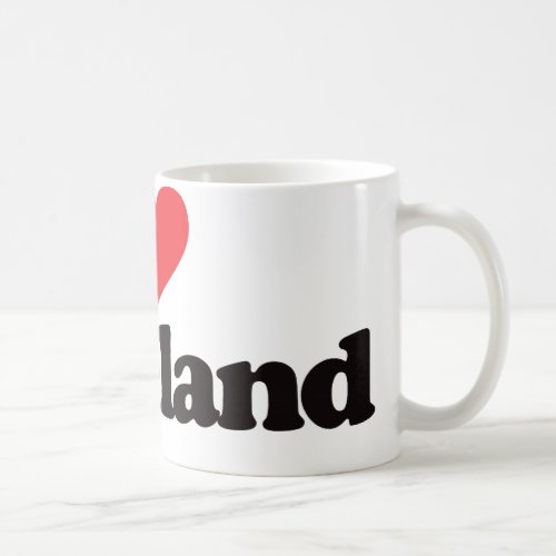 I Love Cleveland Coffee Mug