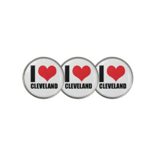 I love Cleveland  Golf Ball Marker