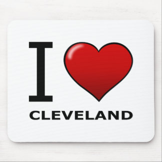I LOVE CLEVELAND, OH - OHIO MOUSE PAD