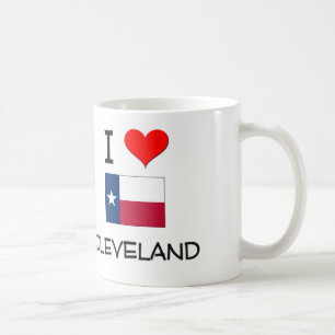I Love Cleveland Texas Coffee Mug