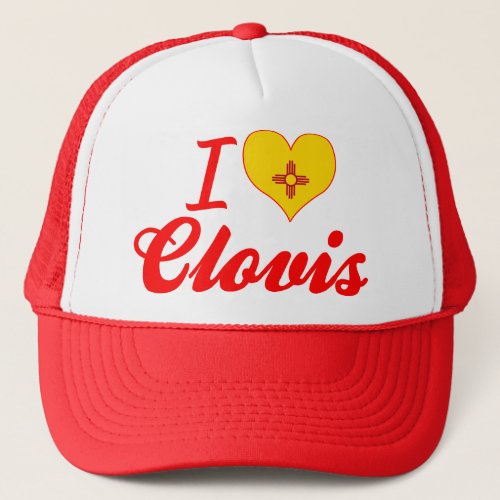 I Love Clovis New Mexico Trucker Hat