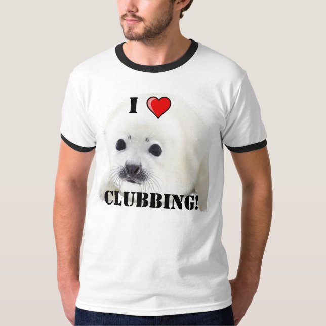 I love clubbing! Do you? T-Shirt (Front)