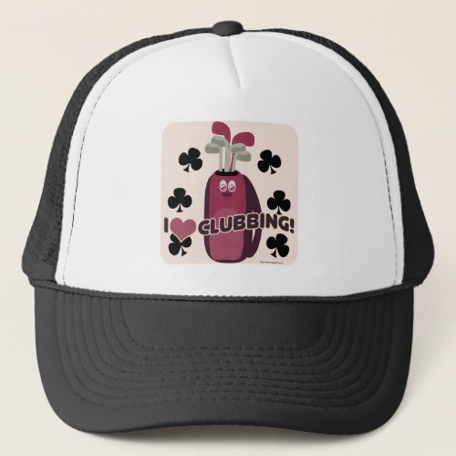 I Love Clubbing Trucker Hat