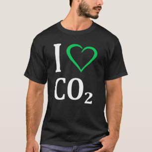 I Love CO2 Carbon Dioxide Climate T-Shirt