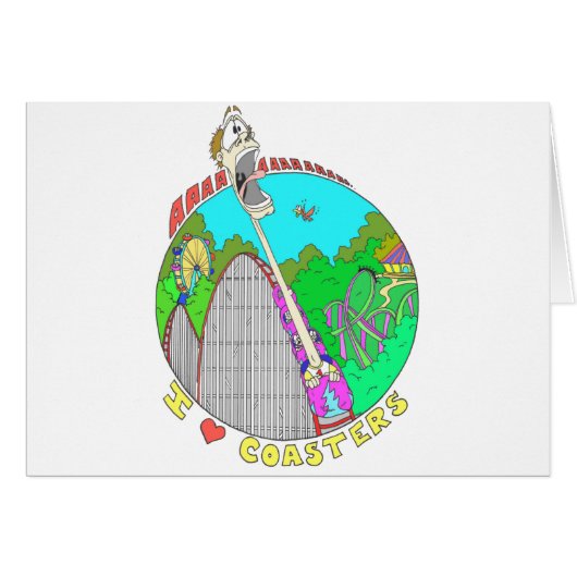 I LOVE Coasters (Front Horizontal)