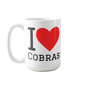 I love cobras coffee mug