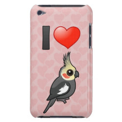 I Love Cockatiels Case-Mate iPod Touch Barely There Case