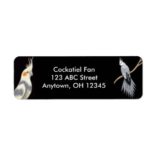 I Love Cockatiels Label
