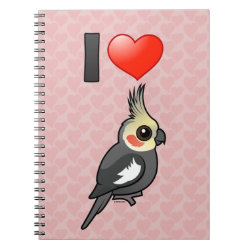 I Love Cockatiels Photo Notebook (6.5
