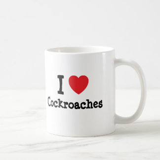 I love Cockroaches heart custom personalized Coffee Mug