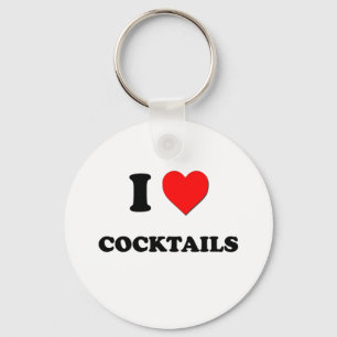I love Cocktails Keychain