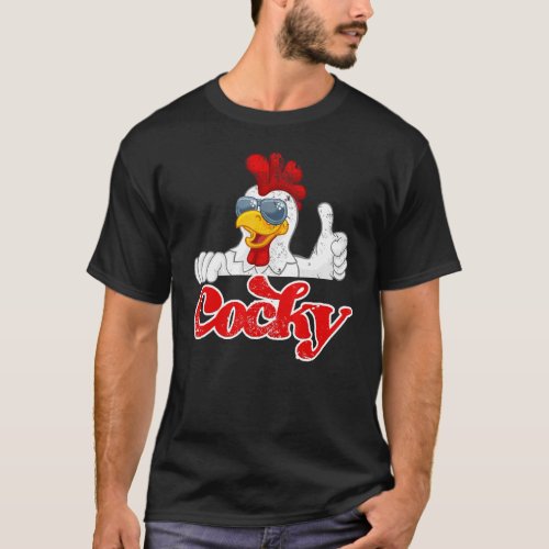 I Love Cocky  Retro Hilarious Adult Humor T_Shirt