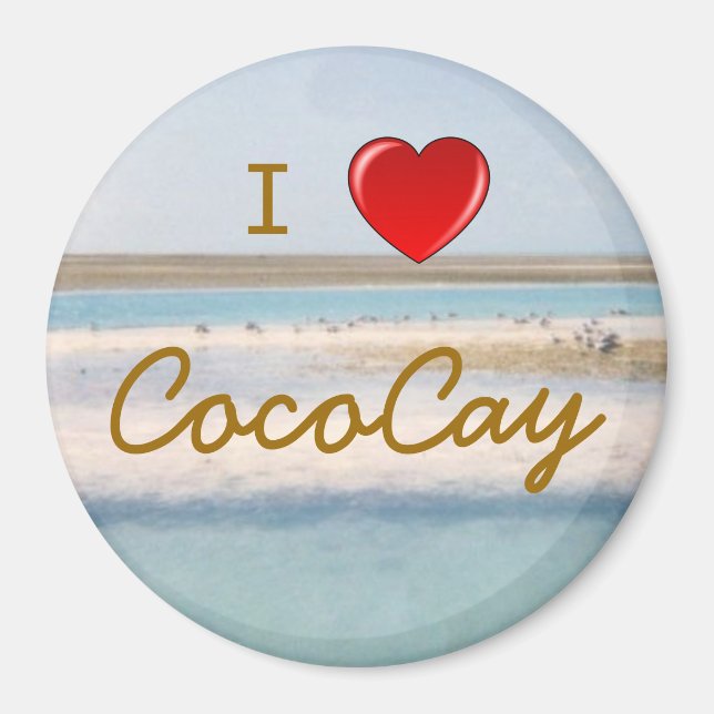 I Love CocoCay Magnet (Front)