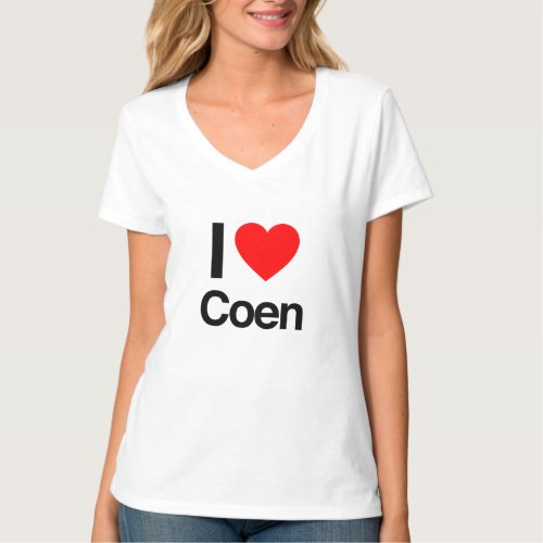 i love Coen T_Shirt