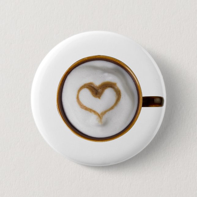 I Love Coffee 03 Pinback Button (Front)
