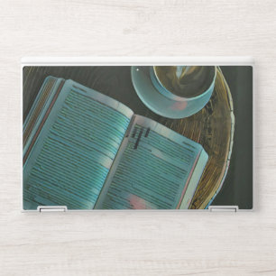 I love coffee and books HP laptop skin