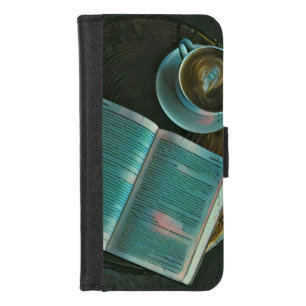 I love coffee and books iPhone 8/7 wallet case