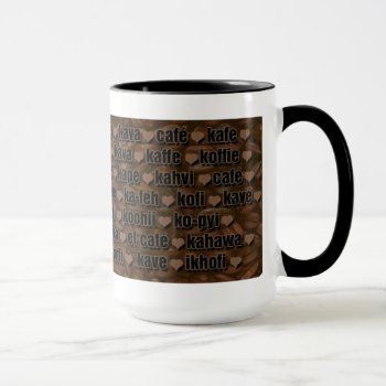I Love Coffee-around The World 2 Mug by Amitees at Zazzle