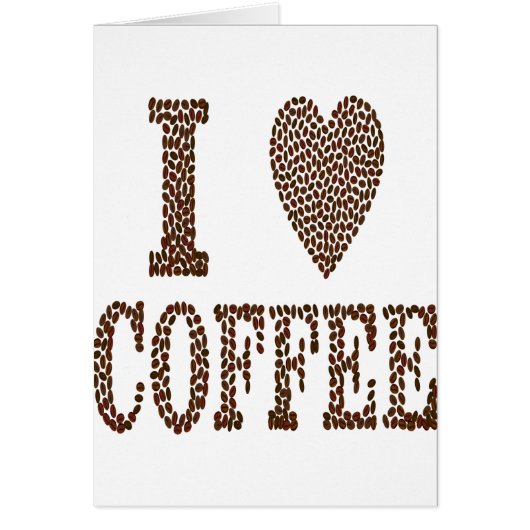 I Love Coffee Cards (Front)