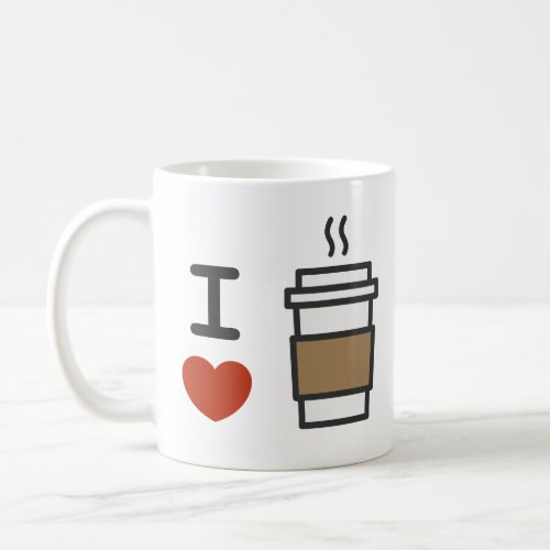 I Love Coffee Coffee Mug