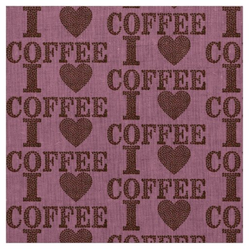 I love coffee fabric !