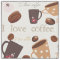 I love coffee fabric