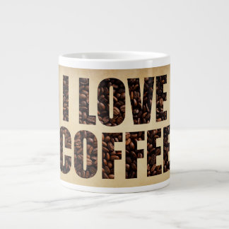 I Love Coffee Giant Coffee Mug